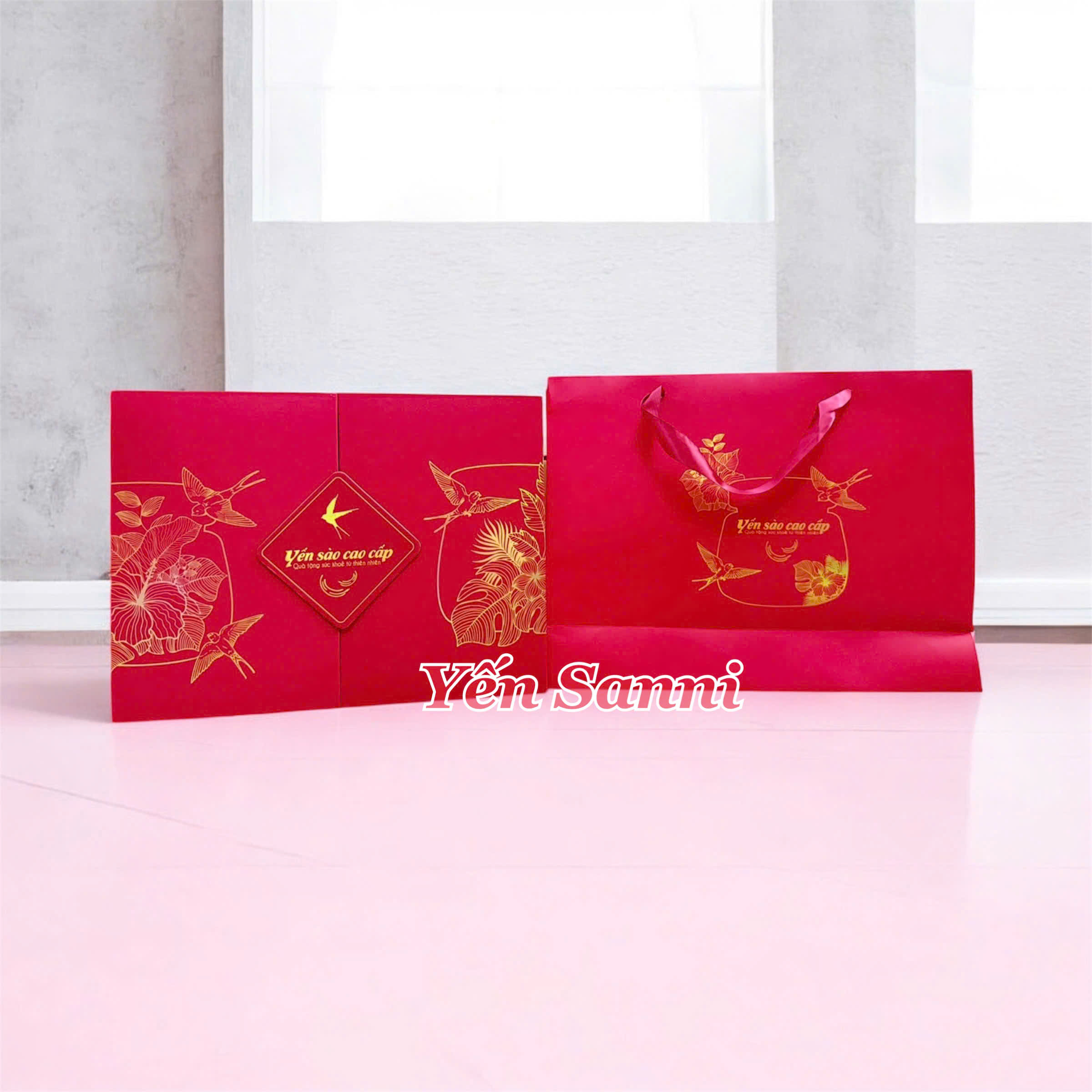 Hộp quà cứng Yến tinh chế 1 lớp sợi 30g - 50g - 100g